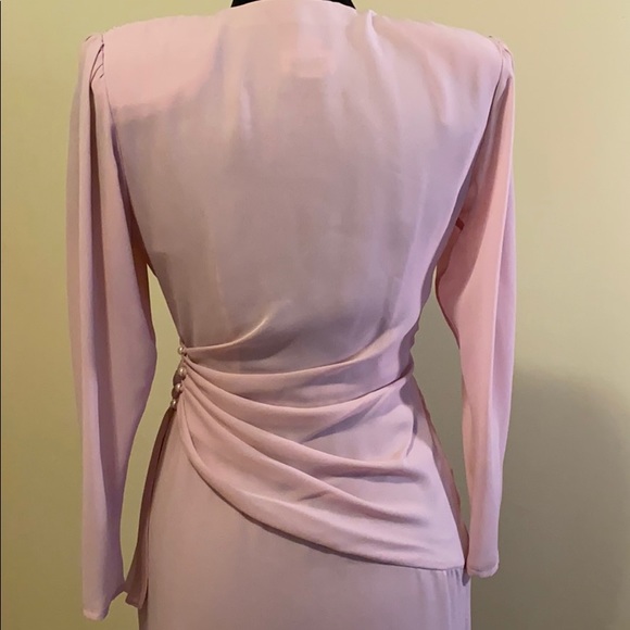 VINTAGE CLASSY ABBY KENT BLUSH COCKTAIL DRESS 4 - Picture 7 of 11